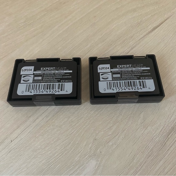 Set Of Two (2) Maybelline New York Expert Wear Eyeshadow, 100S Vanilla, 0.08 oz. - Picture 3 of 4
